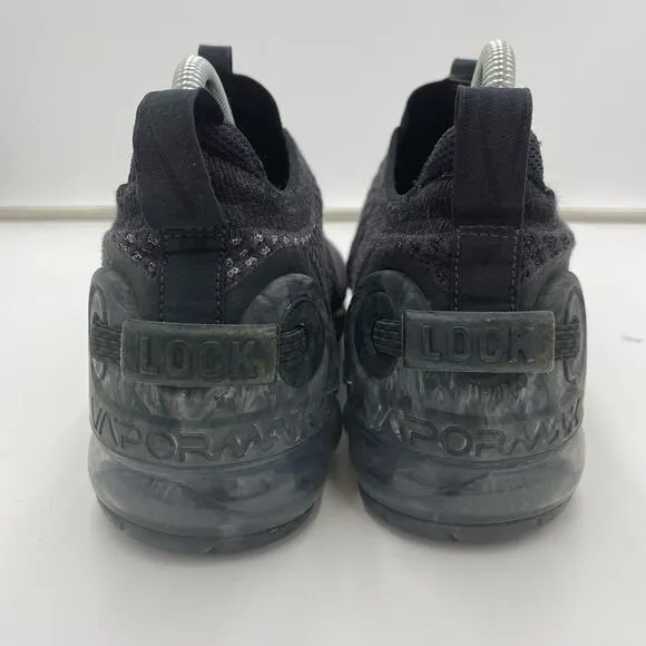 Nike Air Vapormax 2020 Flyknit FK Black Grey Running Sneakers Size 6.5Y