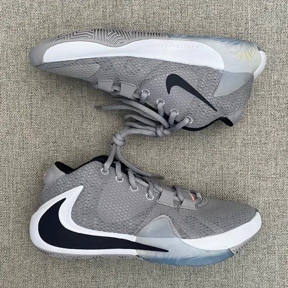 Nike Air Zoom Freak 1 Atmosphere Gray Boys Youth Athletic Sneakers✨