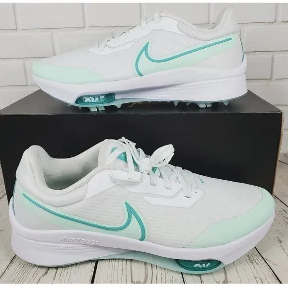 Nike Air Zoom Infinity Tour NEXT% Golf Shoes DC5221-143 White Mint Foam Sz 8.5