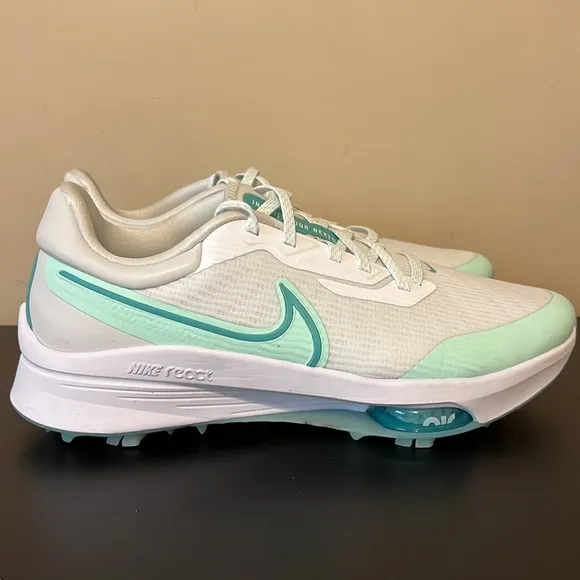 Nike Air Zoom Infinity Tour Next% White Mint Foam DC5221-143‎ Golf Shoes Size 10