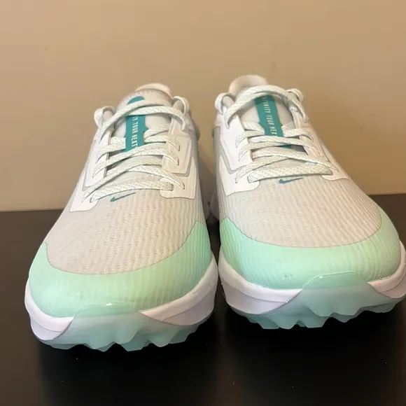 Nike Air Zoom Infinity Tour Next% White Mint Foam DC5221-143‎ Golf Shoes Size 10