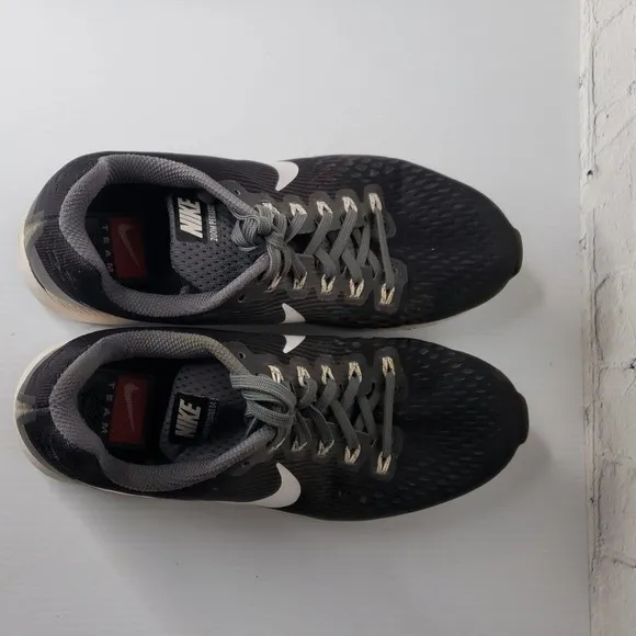 Nike Air Zoom Pegasus 34 887009-001 Gray Black Running Sneakers‎ Mens US 9.5