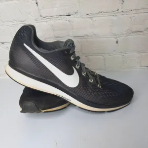 Nike Air Zoom Pegasus 34 887009-001 Gray Black Running Sneakers‎ Mens US 9.5