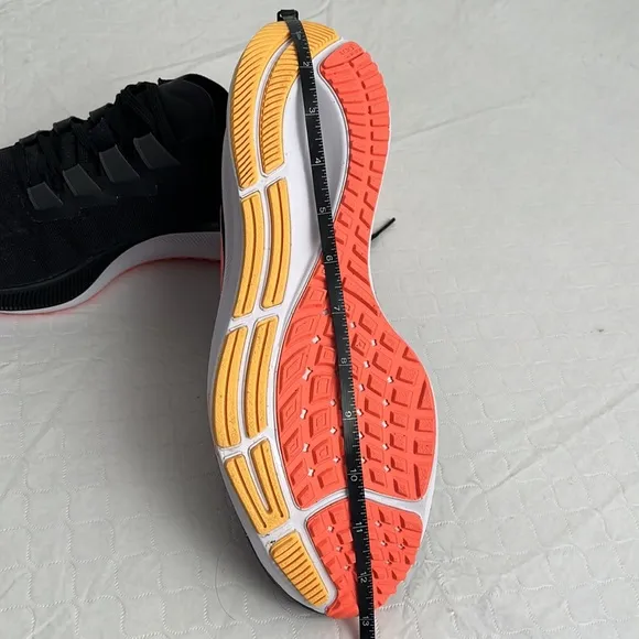 Nike Air Zoom Pegasus 37 black neon orange running sneakers