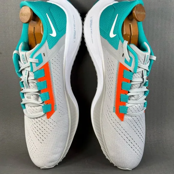 Nike Air Zoom Pegasus 38 Miami Dolphins athletic sneaker shoes men’s size 13