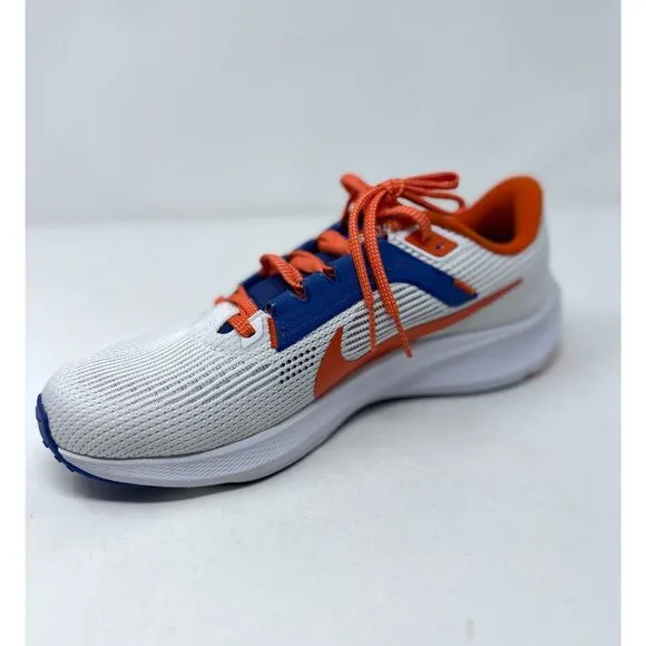 Nike Air Zoom Pegasus 40 Florida Gators Shoes White Orange Sneakers Men's 9 NEW
