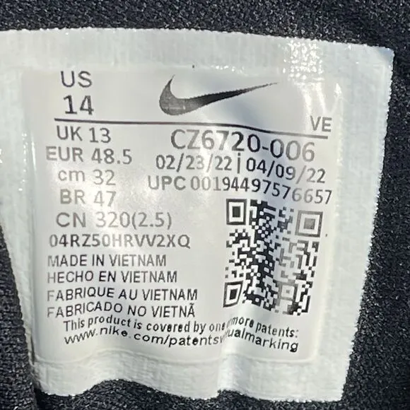 Nike Air Zoom Structure 23 Running Shoes Sneakers Men's 14 CZ6720