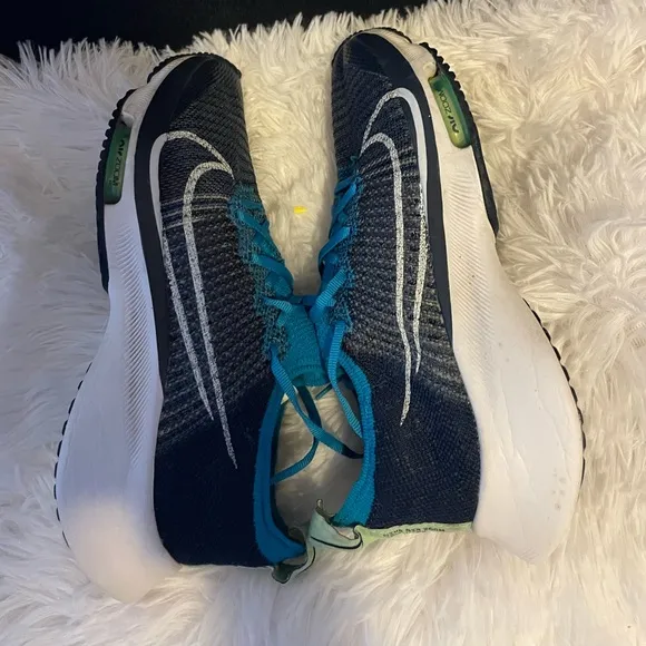 Nike Air Zoom Tempo NEXT Flyknit 'Curry Navy'size 5 women/kid athletic shoes