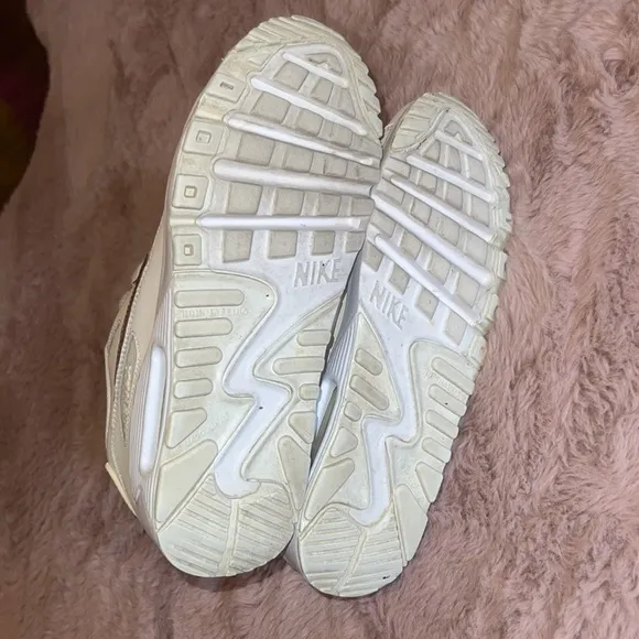 Nike Airmax big kids 6Y off white champagne gold Nike Air Max sneakers shoes​​