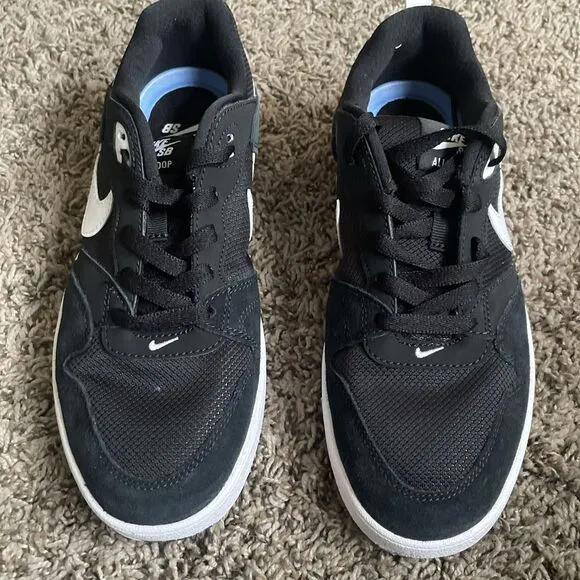 Nike Alleyoop SB Size 7y Black/white [CJ0883-101] unisex