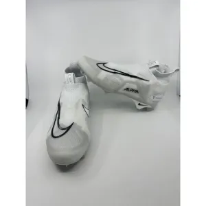 Nike Alpha Menace Elite 3 Football Cleats Mens Size 10 Platinum White CT6648-109