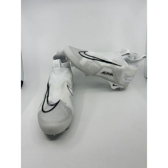 Nike Alpha Menace Elite 3 Football Cleats Mens Size 11 Platinum White CT6648-109