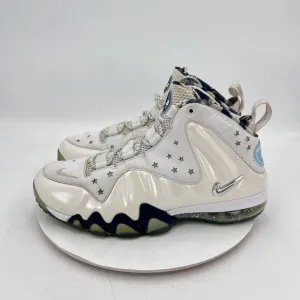 Nike Barkley Foam Posite Max Olympics Men Size 11 588527-100 White Silver Shoes