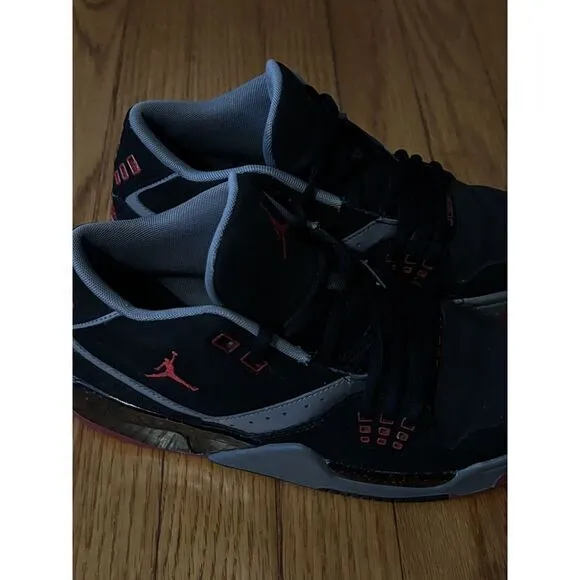 Nike Boys Air Jordan Flight 23 317821-021 Black/Red Basketball Shoes Sneakers‎ 6