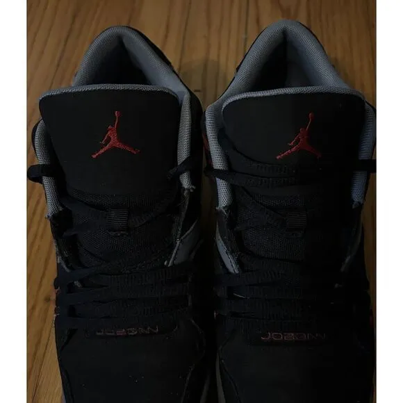 Nike Boys Air Jordan Flight 23 317821-021 Black/Red Basketball Shoes Sneakers‎ 6