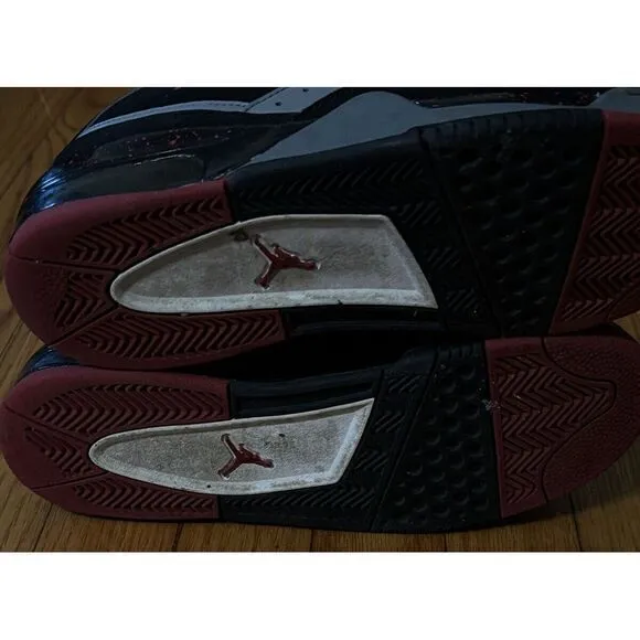 Nike Boys Air Jordan Flight 23 317821-021 Black/Red Basketball Shoes Sneakers‎ 6