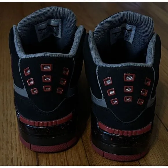 Nike Boys Air Jordan Flight 23 317821-021 Black/Red Basketball Shoes Sneakers‎ 6
