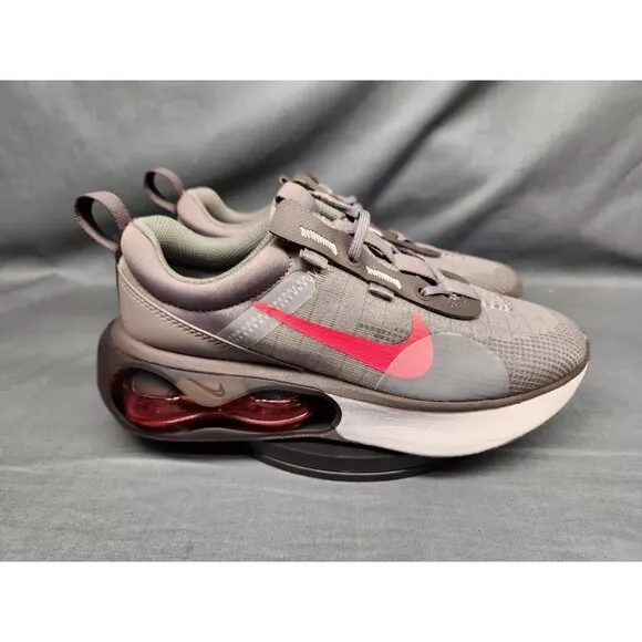 Nike Boys Air Max 2021 (GS) Sneakers Mesh Flat Pewter Red Size 5 NEW NO BOX!