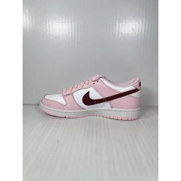 Nike Dunk Low Pink Foam Red White GS Sz 5.5Y/7W CW1590-601 IN HAND READY TO SHIP