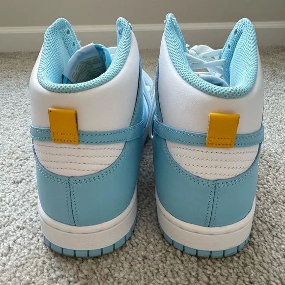Nike Dunk University Blue White Hightop Sneakers Men’s Shoe Size 11