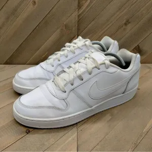 Nike Ebernon‎ Athletic Sneakers Mens Size 10 Triple White Classic Casual Shoes