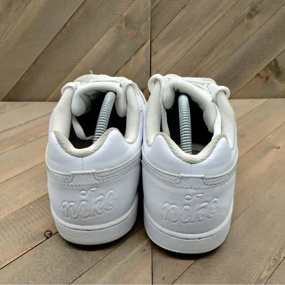 Nike Ebernon‎ Athletic Sneakers Mens Size 10 Triple White Classic Casual Shoes