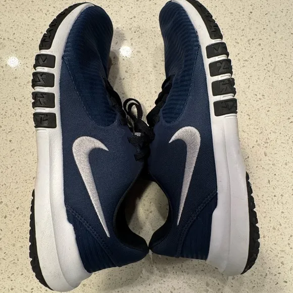 Nike Flex Control 4 Athletic Running Sneakers Size 9 Mens Midnight Navy Black