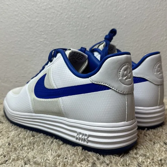 Nike Force 1 Low Lunar Fuse NRG White/Game Royal sz 13