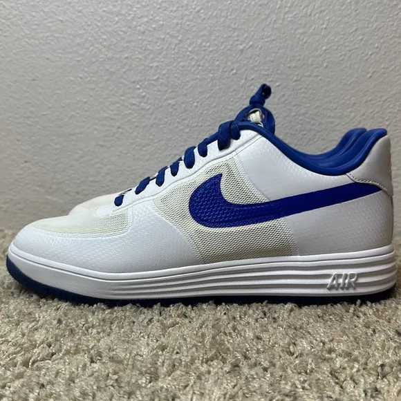 Nike Force 1 Low Lunar Fuse NRG White/Game Royal sz 13