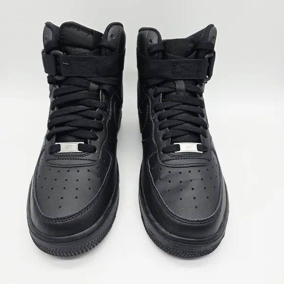 Nike Force Air Force 1 High LE DH2943001 Black Sneakers Size Youth 7