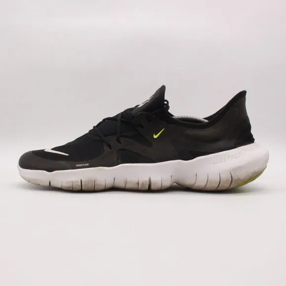 Nike Free RN 5.0 Running Shoe Men's 14 Black Anthracite Volt Sneakers AQ1289-003