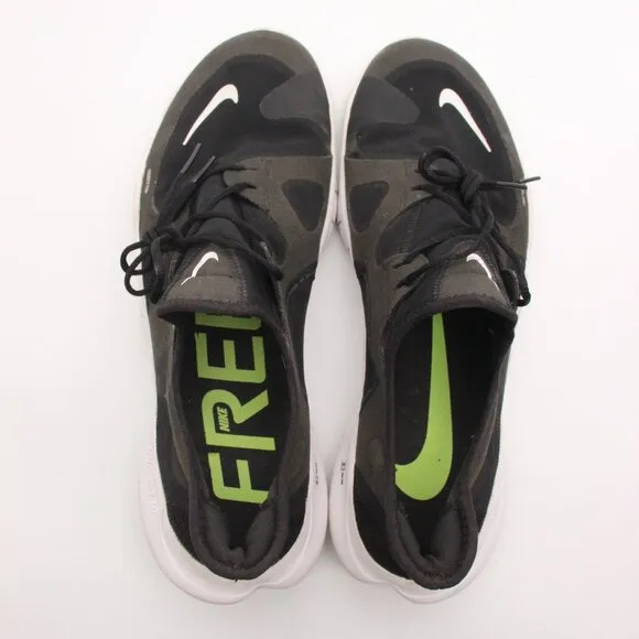 Nike Free RN 5.0 Running Shoe Men's 14 Black Anthracite Volt Sneakers AQ1289-003