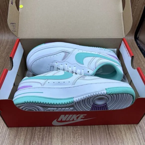 Nike Gamma Force Shoes low FN7109 100 White Emerald Rise Women's Size 7 Sneakers