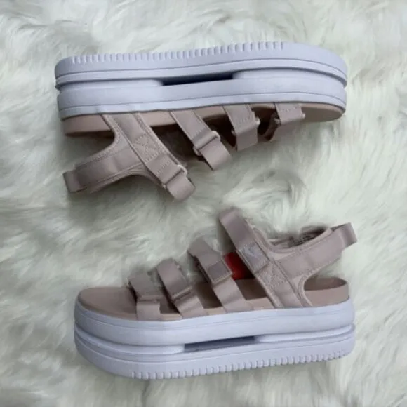 Nike Icon Classic Low Womens Casual Sandal Shoes Pink DH0224-600 VNDS Sz 10