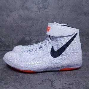 NIKE Inflict SE Orange Grey Black Wrestling Shoes Mens 8.5 Olympic Safari
