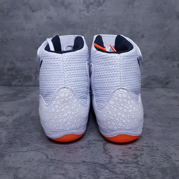 NIKE Inflict SE Orange Grey Black Wrestling Shoes Mens 8.5 Olympic Safari