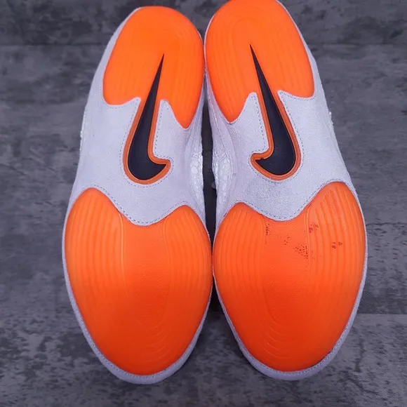 NIKE Inflict SE Orange Grey Black Wrestling Shoes Mens 8.5 Olympic Safari