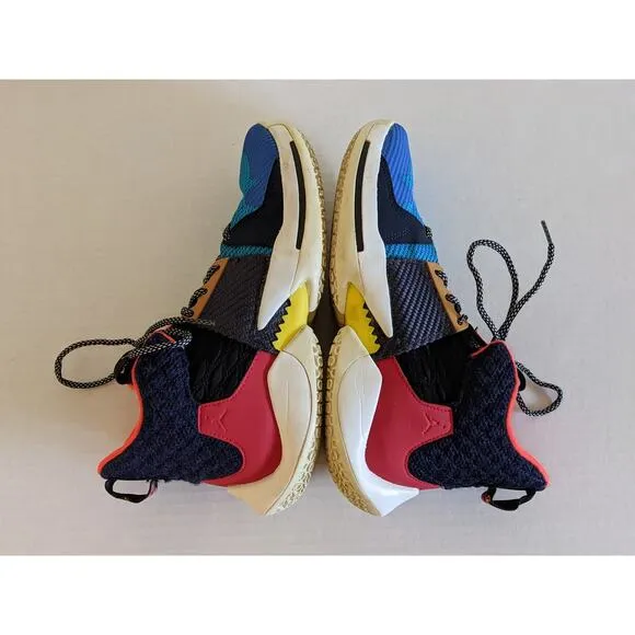 Nike Jordan Why Not Zero.2 AO6218-900 Multicolor Basketball Shoes Youth Sz 7Y