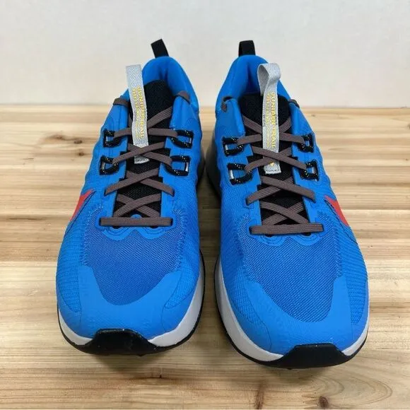 Nike Juniper Trail 2 running hiking shoes Mens 12 Light photo blue plum red