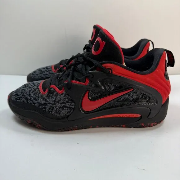 Nike KD 15 Sneakers Mens Size 9 Black University Red Kevin Durant React Shoes