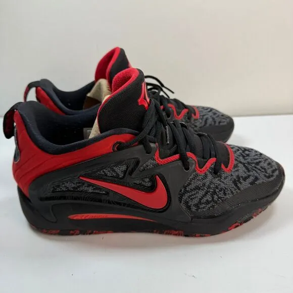 Nike KD 15 Sneakers Mens Size 9 Black University Red Kevin Durant React Shoes
