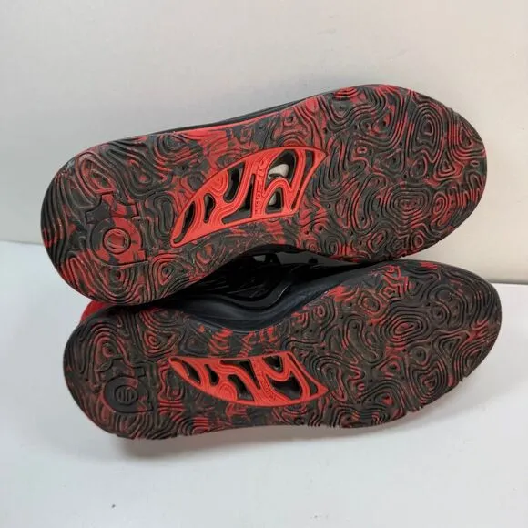 Nike KD 15 Sneakers Mens Size 9 Black University Red Kevin Durant React Shoes