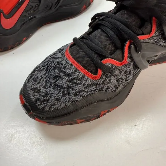 Nike KD 15 Sneakers Mens Size 9 Black University Red Kevin Durant React Shoes
