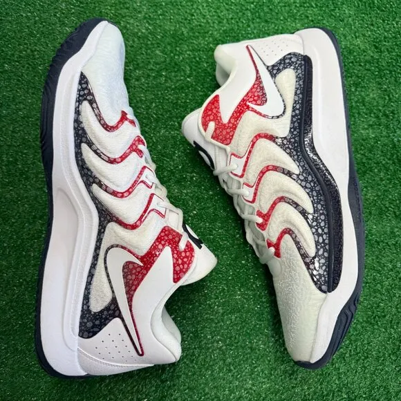 Nike KD 17 Low Mens Basketball Shoes White FJ9487-101 VNDS Sz 15