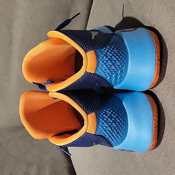 Nike KD Trey 5 III Blue Lagoon Orange Mens Shoes