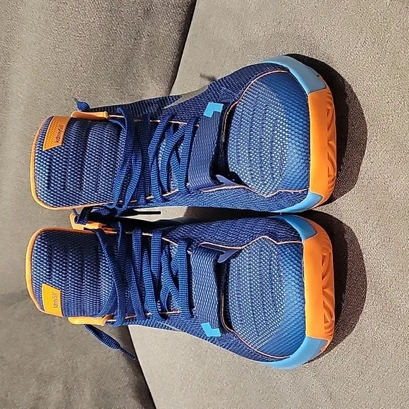 Nike KD Trey 5 III Blue Lagoon Orange Mens Shoes
