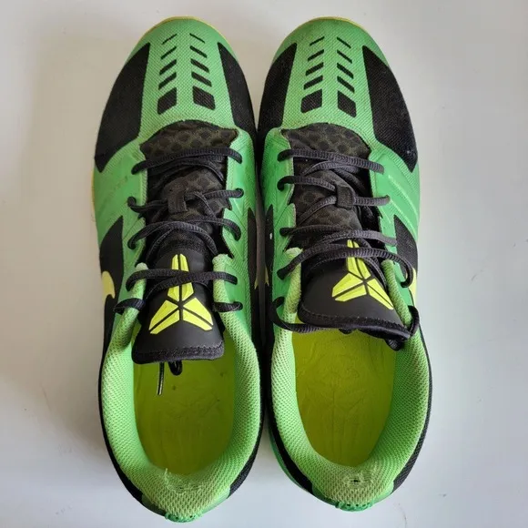 Nike Kobe KB Mentality Black Volt-Poison Green Size 14 704942-001 Shoes Sneakers