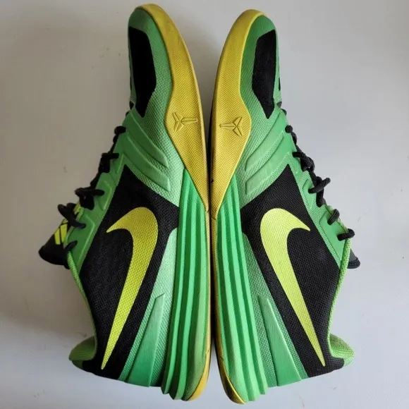 Nike Kobe KB Mentality Black Volt-Poison Green Size 14 704942-001 Shoes Sneakers