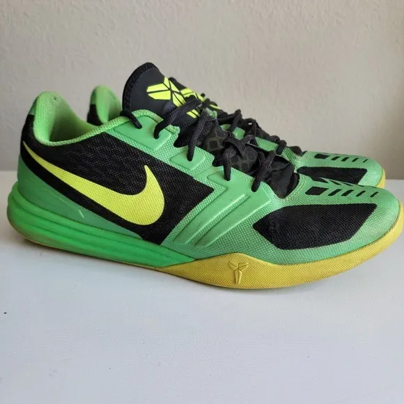 Nike Kobe KB Mentality Black Volt-Poison Green Size 14 704942-001 Shoes Sneakers