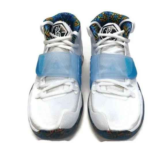 Nike KYRIE 6 GS Sapphire Basketball Shoes White 3.5Y Womens Size 5 BQ5599-146